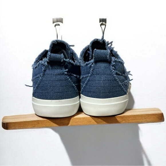 🌻Corkys Blue Denim Babalu Slip On Laceless Sneakers Size 7 - Picture 3 of 10